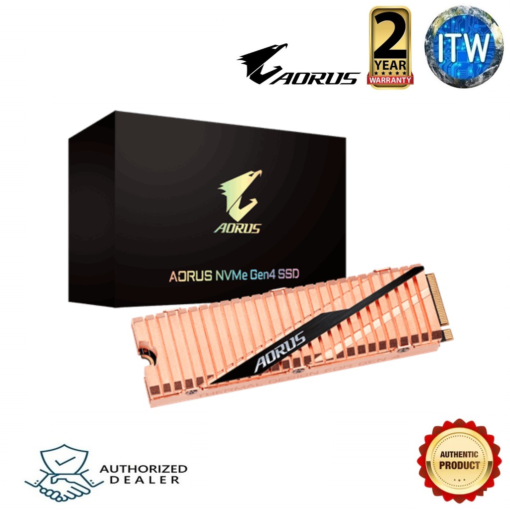 Gigabyte AORUS NVMe Gen4 SSD 500GB (GP-ASM2NE6500GTTD)