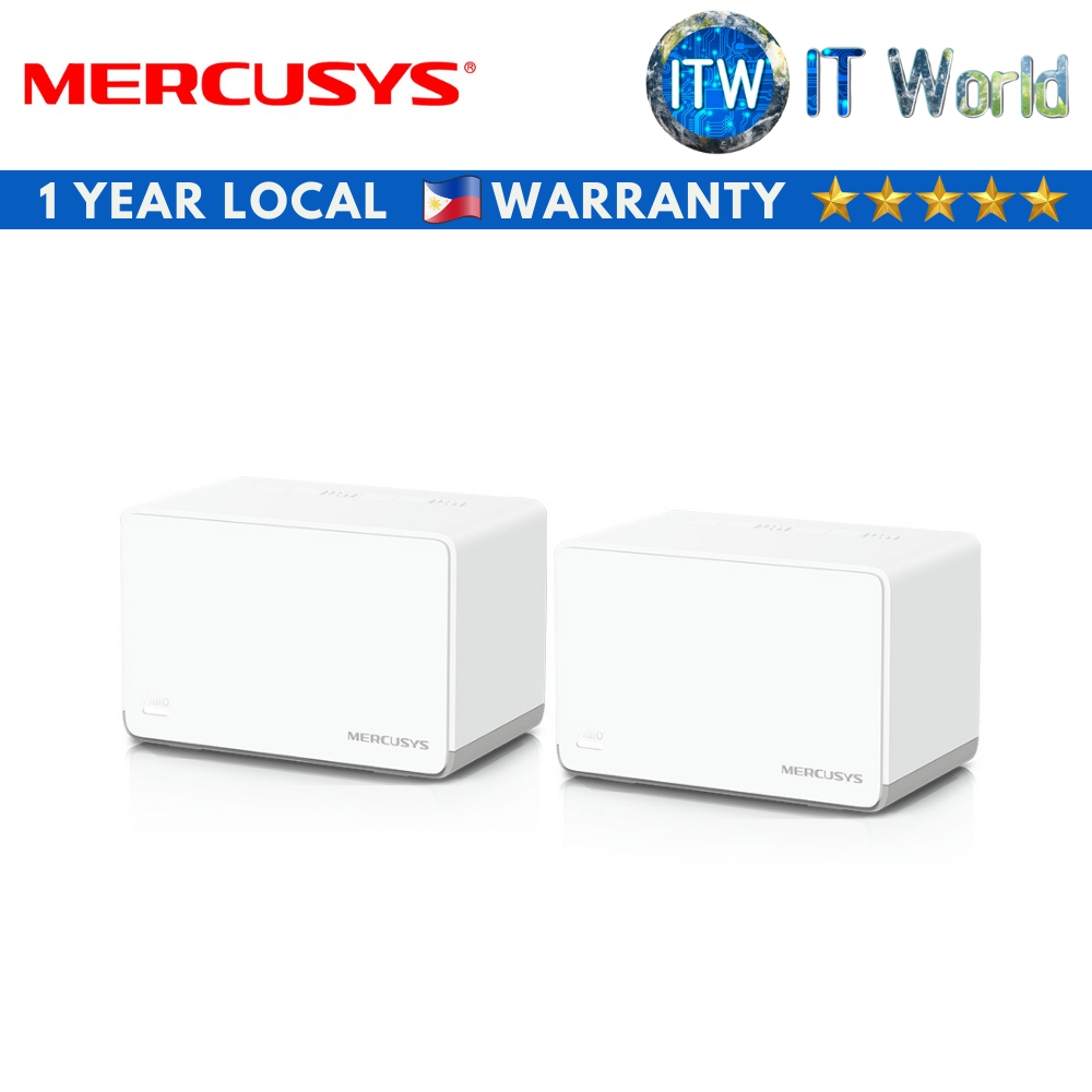 Mercusys AX1800 Whole Home Mesh Wi-Fi 6 System (2-pack) (Halo H70X)