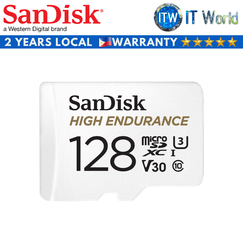 SanDisk High Endurance microSDXC Memory Card (32GB | 64GB | 128GB | 256GB) (128GB)