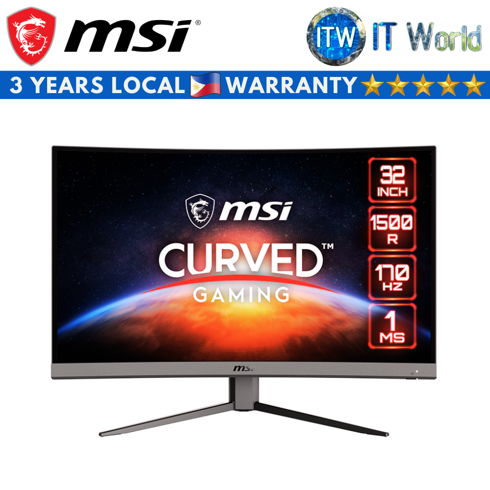 MSI G32C4 E2 - 32&quot; (1920 x 1080 FHD) / 170Hz / VA / 1ms / 1500R Curved Gaming Monitor