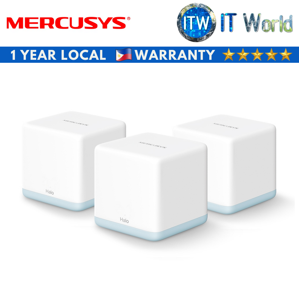 Mercusys AC1200 Whole Home Mesh Wi-Fi System (2-pack, 3-pack)
