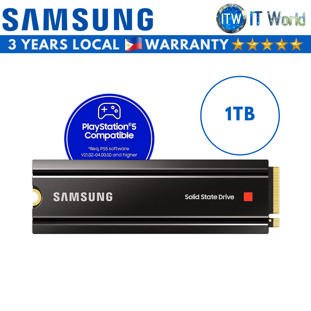 Samsung 980 Pro with Heatsink PCIe 4.0 M.2 Internal SSD (1TB | 2TB) (1TB)