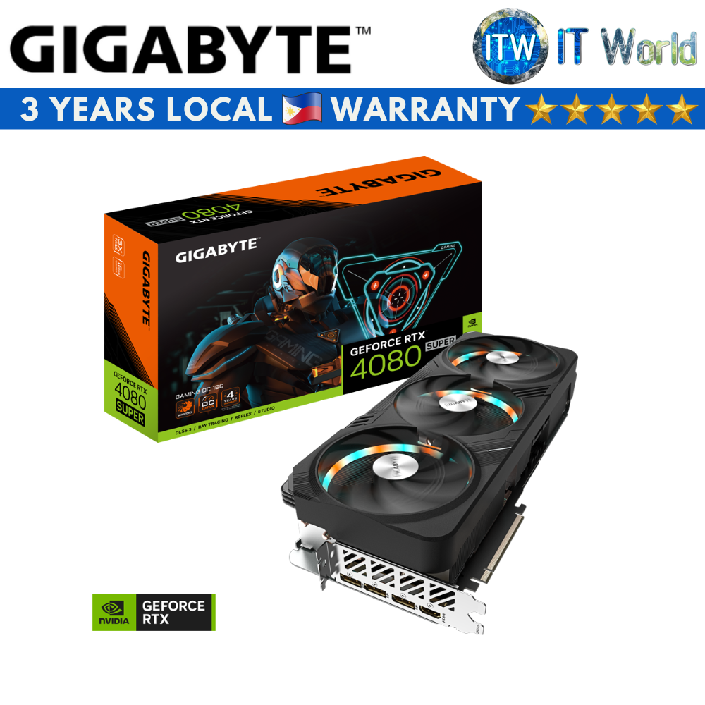 Gigabyte Geforce RTX 4080 Super Gaming OC 16GB GDDR6X Graphic Card (GV-N408SGAMING-OC-16GD)
