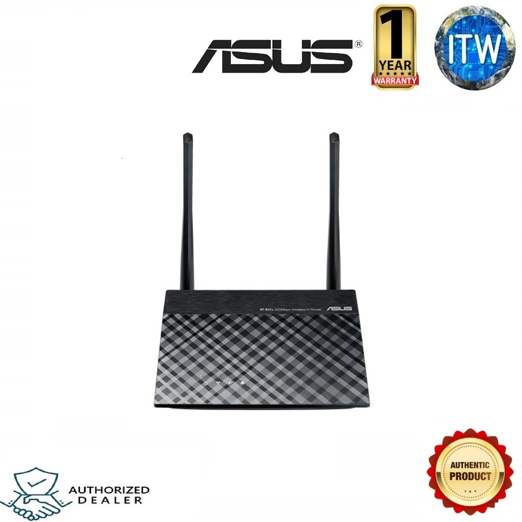 ASUS RT-N12+ 3-in-1 Router/AP/Range Extender for Large Environment
