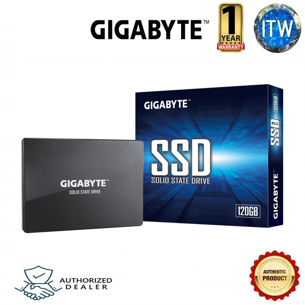 ITW | GIGABYTE 120GB SATA III 2.5&quot; Internal Solid State Drive SSD (GP-GSTFS31120GNTD)