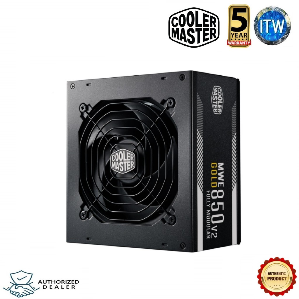 Cooler Master MWE GOLD 850 - V2  850W 80+ Gold ATX Full Modular PSU (MPE-8501-AFAAG-U2)