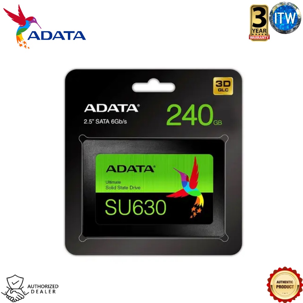 ITW | ADATA SU630 2.5&quot; SATA 6Gb/s Internal SSD (240GB/480GB)