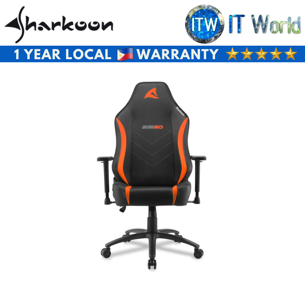 Sharkoon Skiller SGS20 Leather Gaming Chair (Black/Orange)