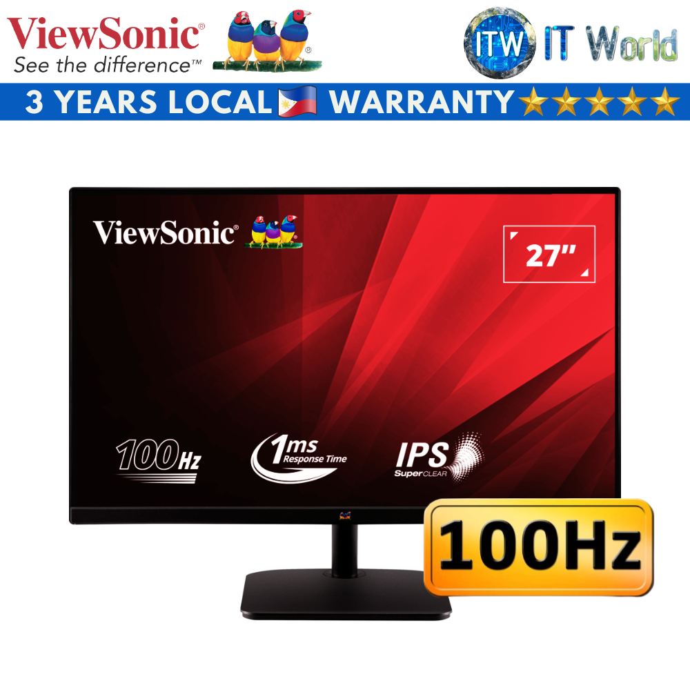 Viewsonic Monitor 27&quot; (1920x1080 FHD) / 100Hz / IPS / 1ms / VA2732MH