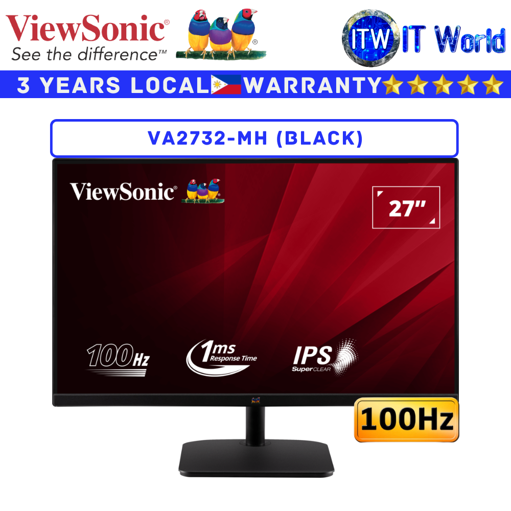 Viewsonic Monitor VA2732-MH 27&quot; 1920x1080 FHD / 100Hz / IPS / 1ms MPRT (Black)