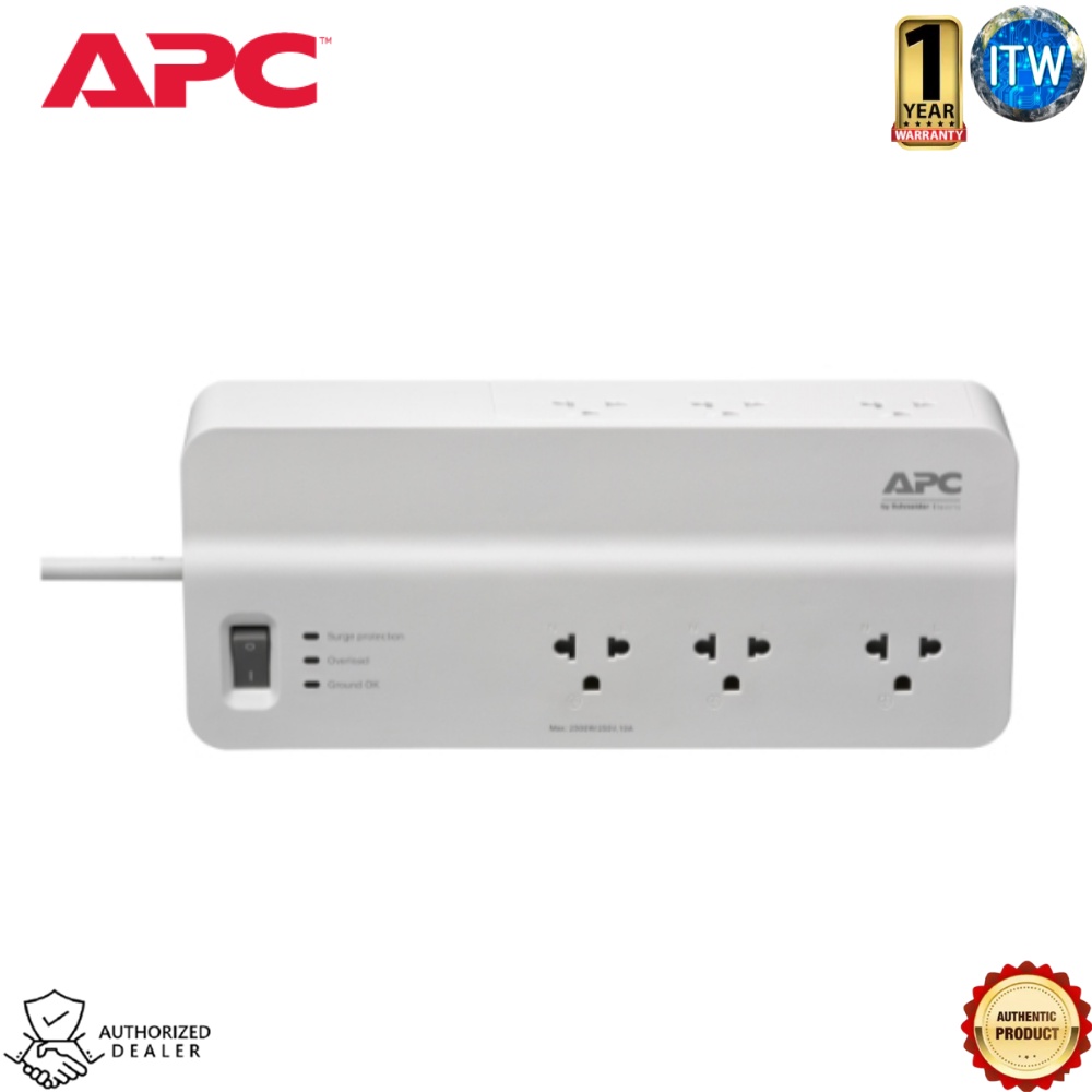 APC Performance SurgeArrest 6 outlets 3 Meter Cord 230V (PM63-VN)