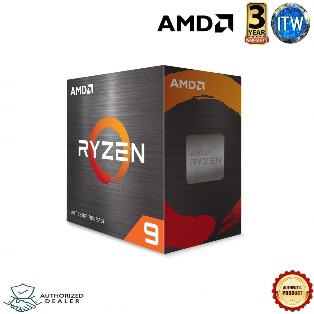 AMD Ryzen 9 5900X 12-Core, 24-Thread Desktop Processor without Cooler