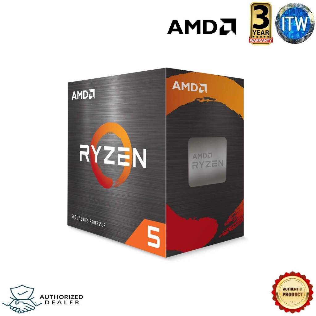 AMD Ryzen 5 5600X 6-Cores, 12-Thread, PCIe 4.0 Desktop Processor
