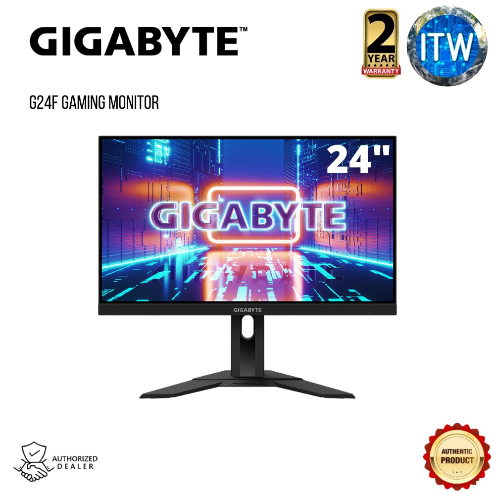 ITW | Gigabyte G24F-2 G24F 24&quot; 165Hz/180Hz (OC) 1080 IPS Display Gaming Monitor (G24F-2-TW)