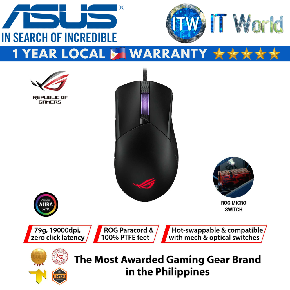 ASUS P514 ROG Gladius III Wired Gaming Mouse