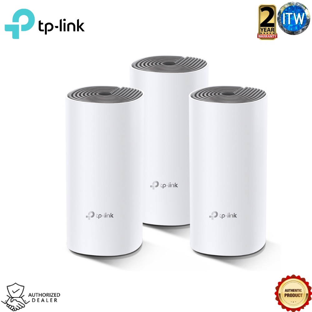 TPLINK AC1200 - Deco E4 (3-pack) Whole Home Mesh Wi-Fi System