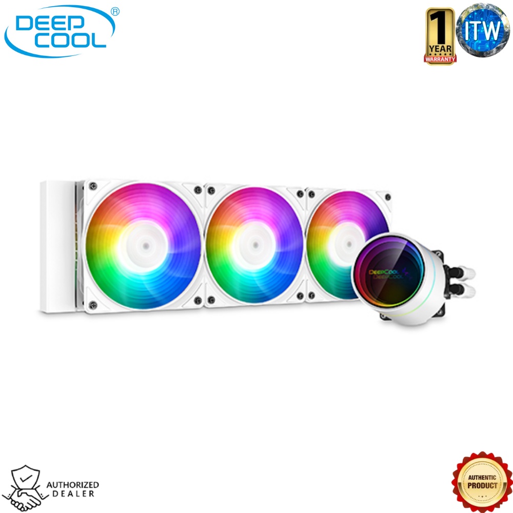 DeepCool CASTLE 360EX A-RGB WH All In One liquid CPU cooler (DP-GS-H12W-CSL360EX-AR-WH)
