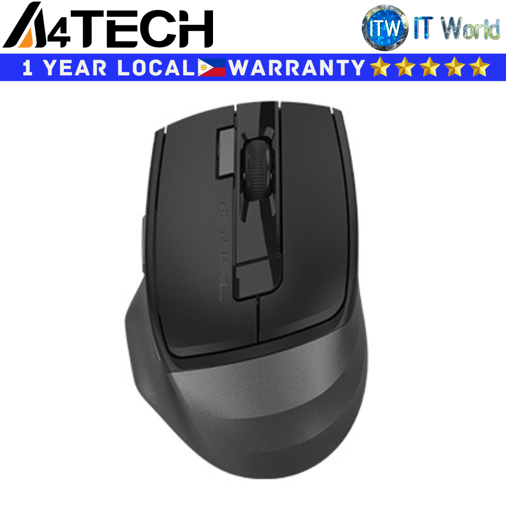 A4Tech Wireless Mouse FG45CS Air Stone Gray Fstyler Collection 2.4G Wireless Optical | itw