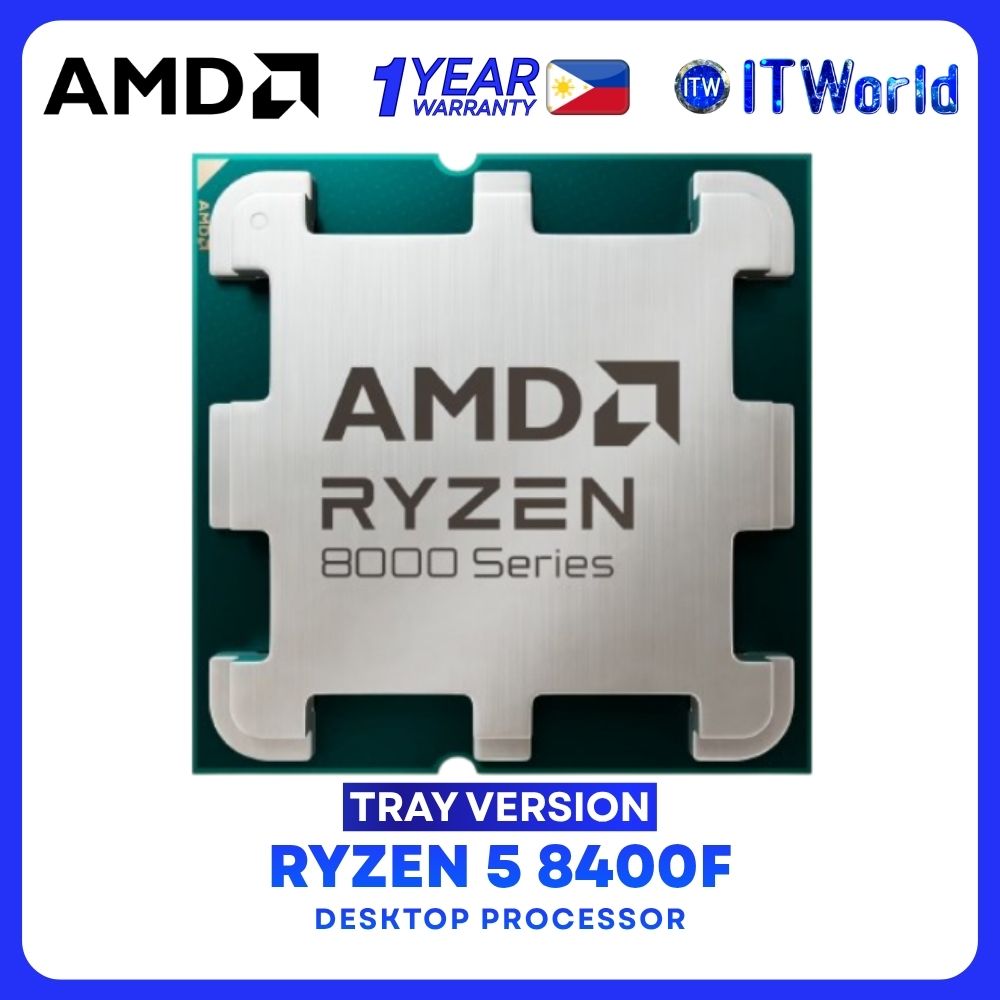AMD Ryzen 5 8400F 6Cores 12Threads Desktop Processor without cooler - Tray Type