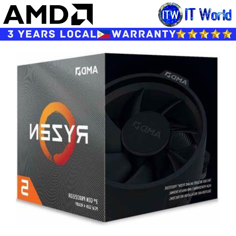 AMD Ryzen 5 3600 6-Cores 12-Thread 4.2GHz Max Boost, 3.6GHz Base Desktop Processor