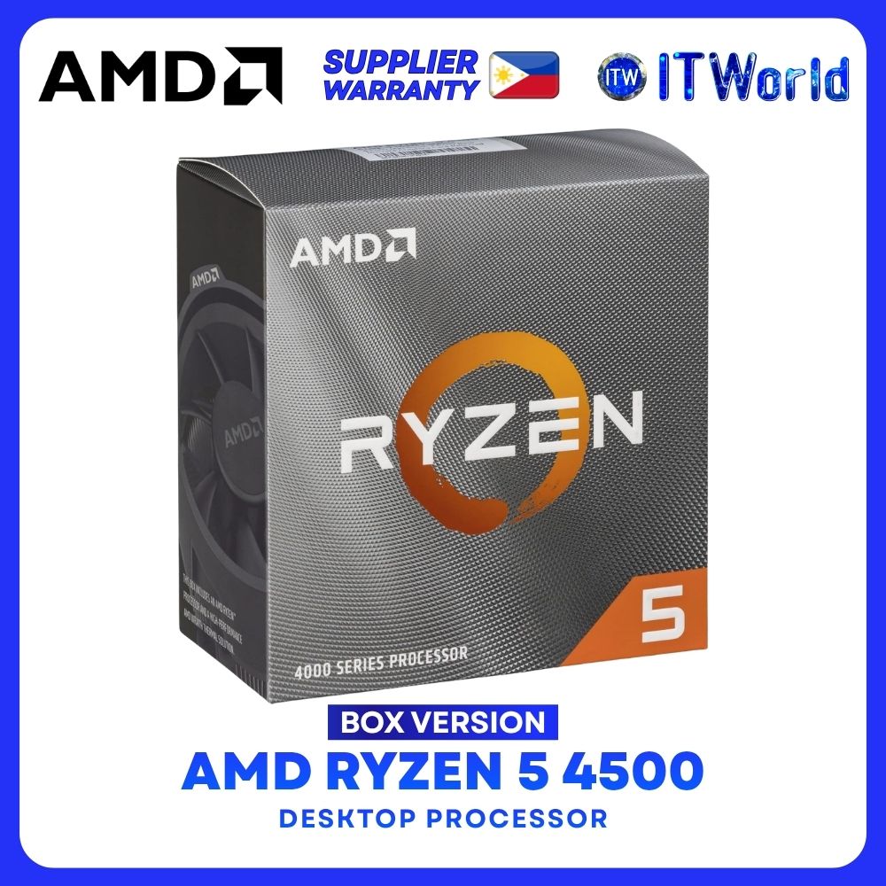 AMD Ryzen 5 4500 6-Cores 12-Threads Desktop Processor