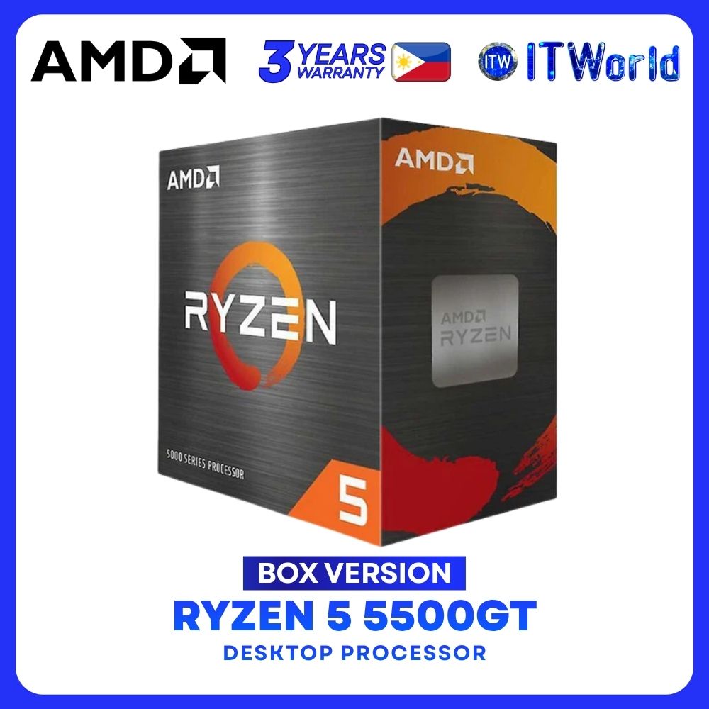 AMD Ryzen 5 5500GT 6Cores 12Threads Desktop Processor - Box