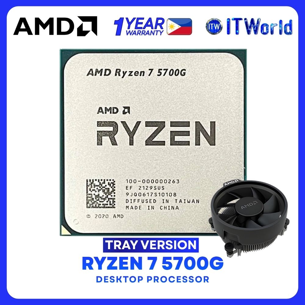 AMD Ryzen 7 5700G 8Cores 16Threads Desktop Processor  - Tray Type