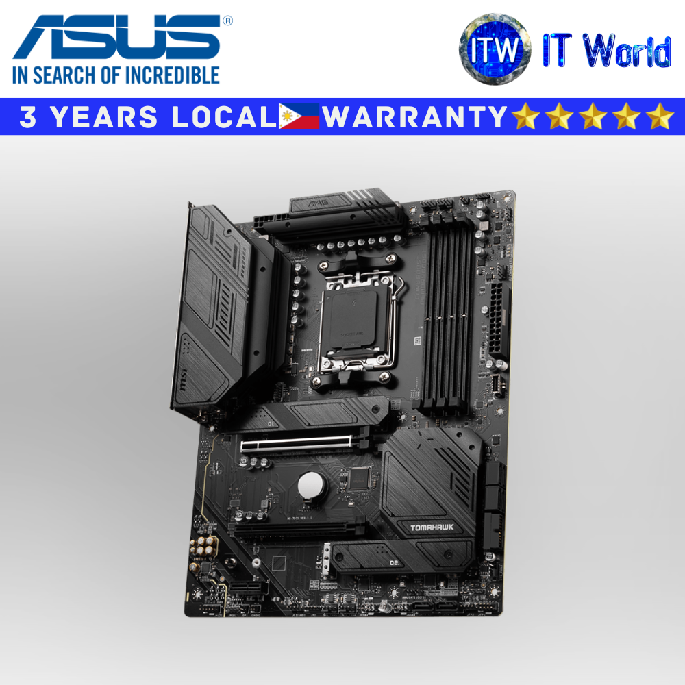 Itw | ASUS Motherboard MAG B650 Tomahawk Wi-Fi ATX PWR 4x DDR5 (7 7700X with B650 Tomahawk Wi-Fi)