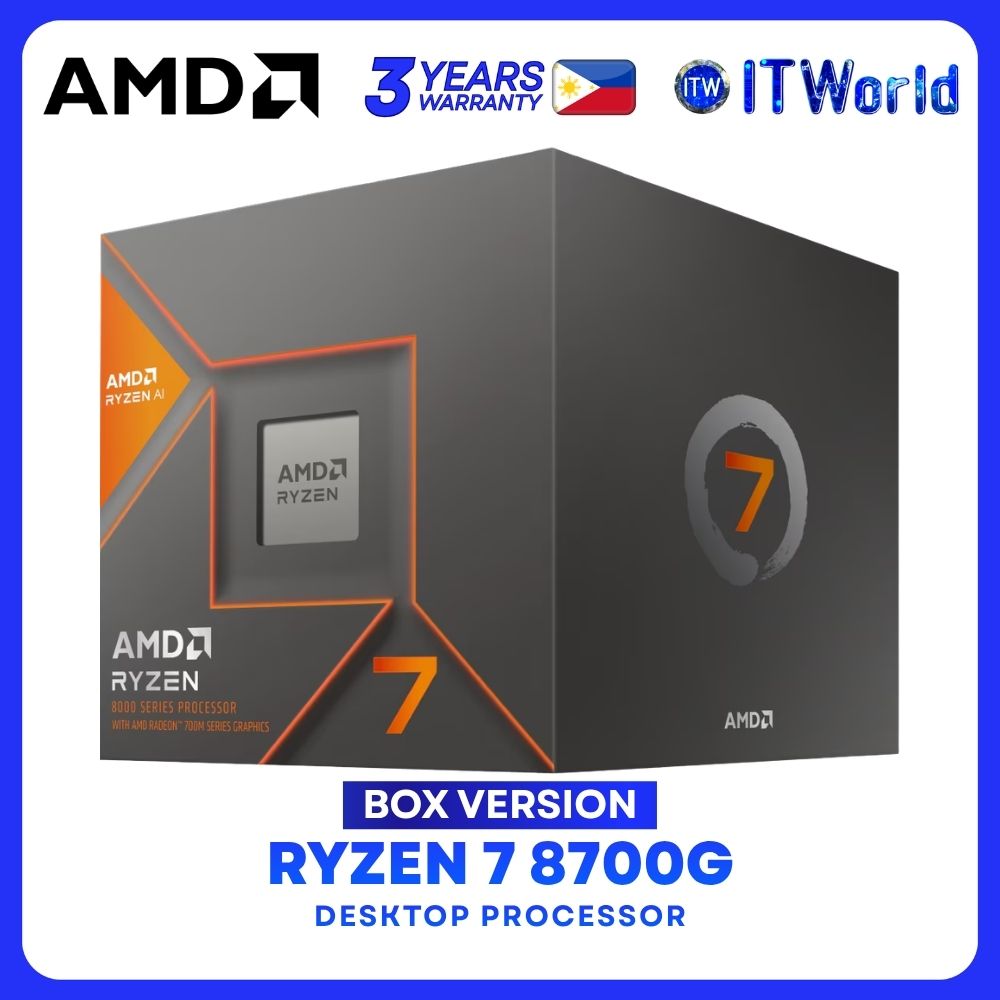 AMD Ryzen 7 8700G 8Cores 16Threads Desktop Processor - Box