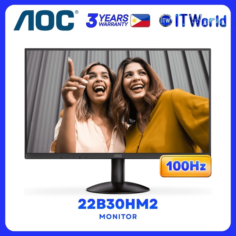 AOC 22B30HM2 - 21.5" 1920x1080 FHD / 100Hz / VA Panel / 4ms GTG / Adaptive Sync / Monitor