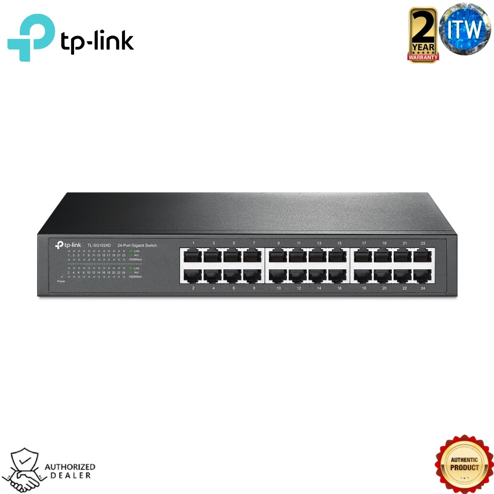 TP-Link TL-SG1024D | 24-Port Gigabit Desktop/Rackmount Switch (TL-SG1024D)