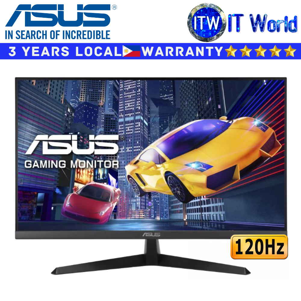 ASUS Gaming Monitor VY279HGR 27" 1920x1080 FHD / 120Hz(OC) / IPS / 1ms MPRT