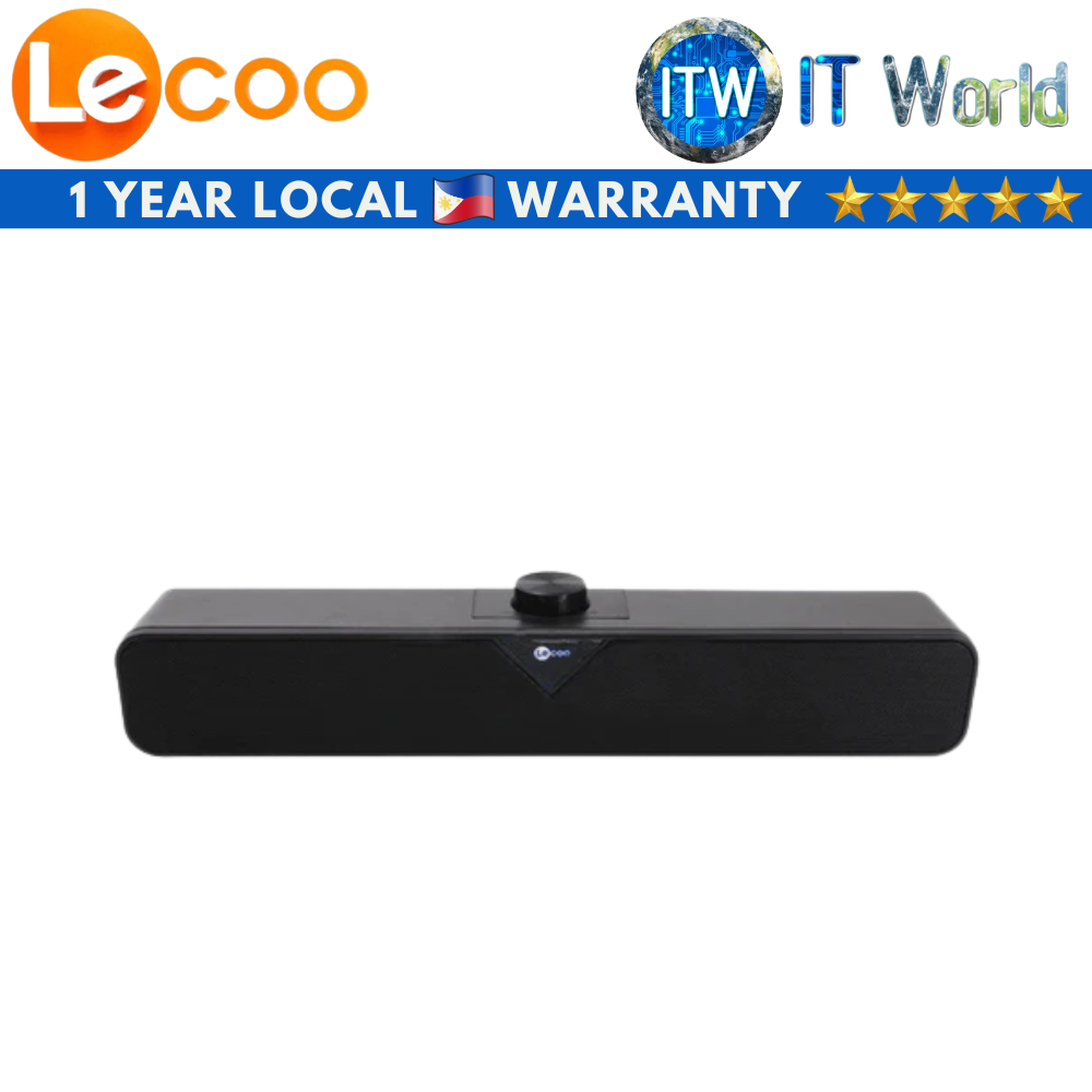 Lecoo DS102 TV Sound Bar Wireless Bluetooth Speaker and USB Powered Wired Mini Soundbar