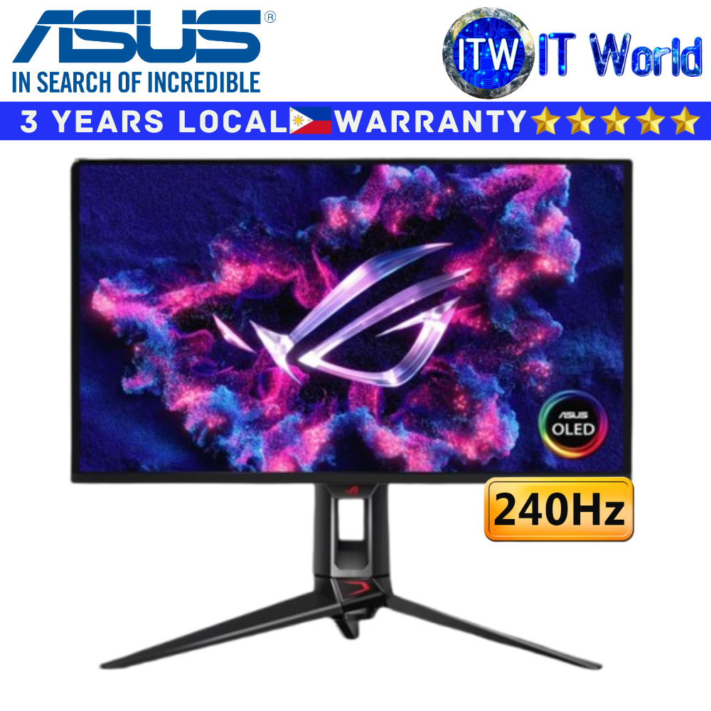 ASUS Gaming Monitor ROG Swift OLED PG27UCDM 27" 3840x2160 / 240Hz / QD-OLED / 0.03ms GTG
