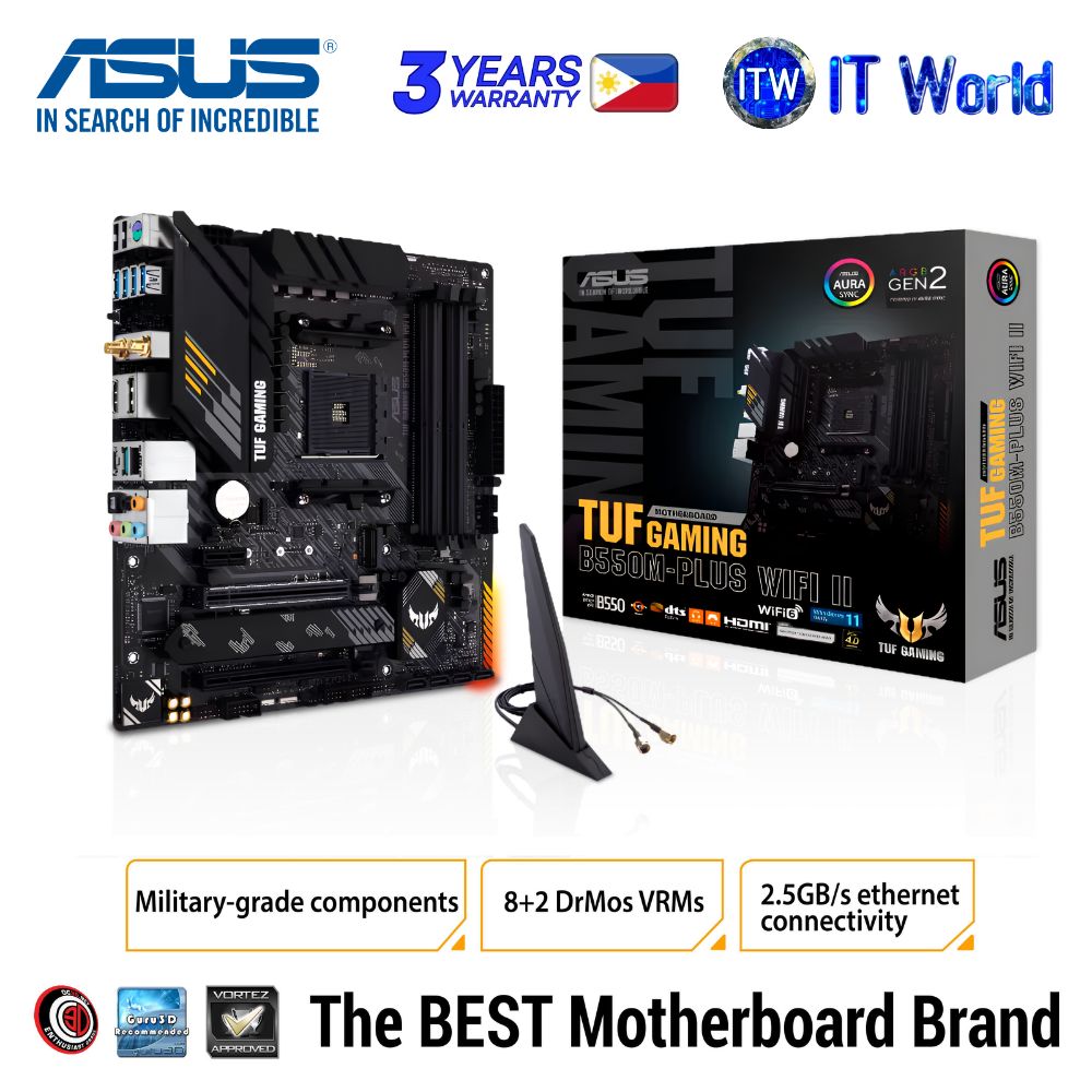 ASUS TUF Gaming B550M-Plus Wifi II micro-ATX AM4 DDR4 AMD B550 Chipset Motherboard