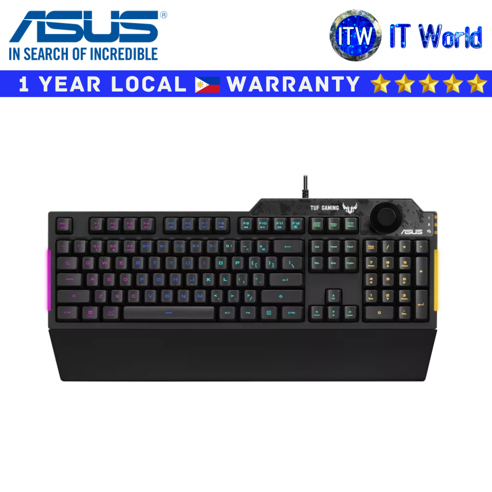 Itw | ASUS TUF Gaming K1 Wired RGB Keyboard