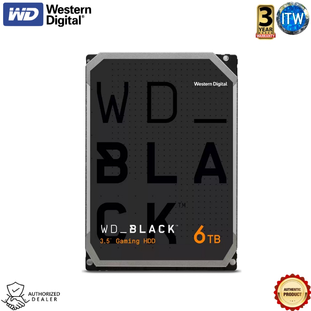 Western Digital | 6TB WD Black | SATA 6 Gb/s, 256MB Cache, 3.5&quot; Internal Hard Drive (WD6003FZBX)