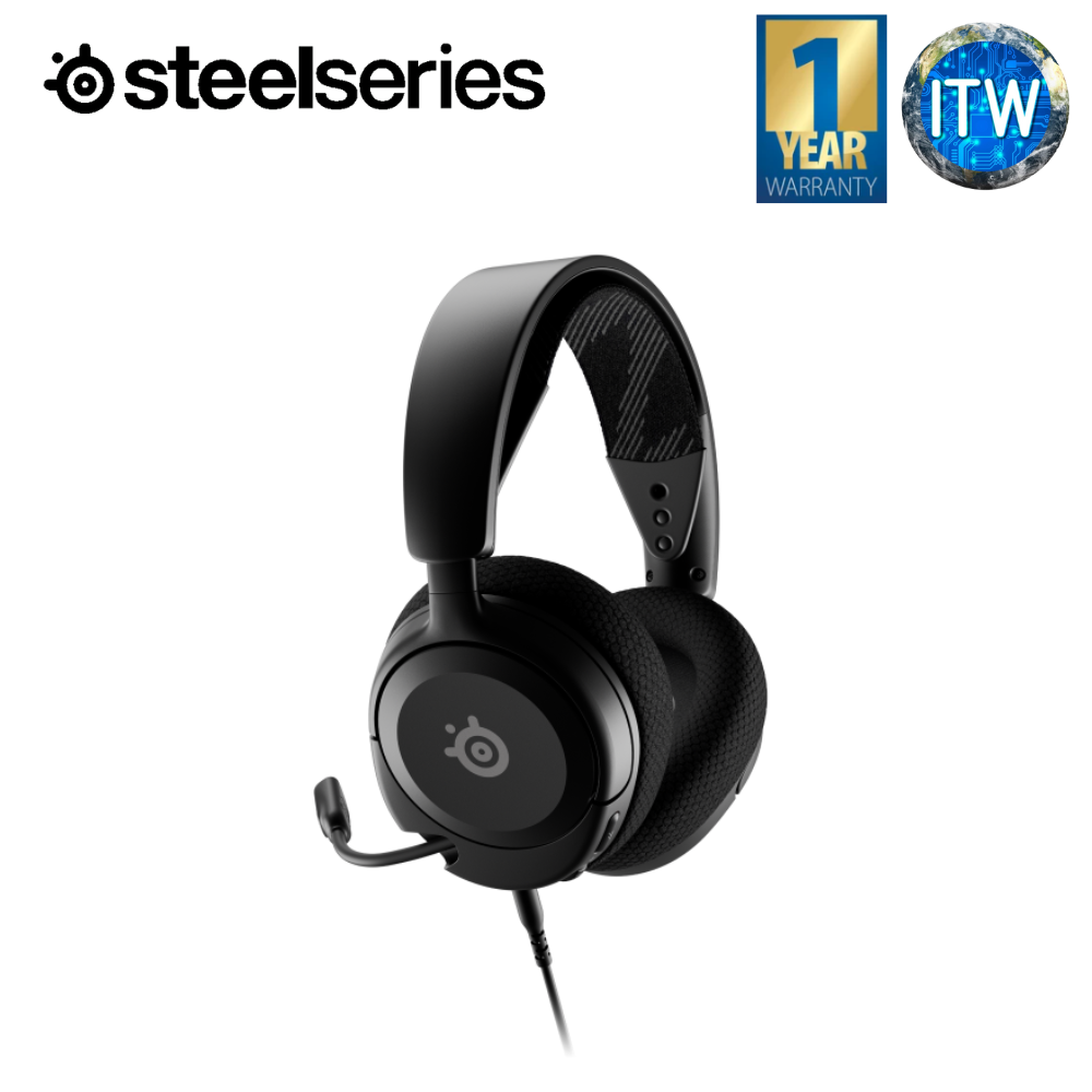 Steelseries Arctis Nova 1 - 36 Ohm, Gaming Headset (in Black and White)