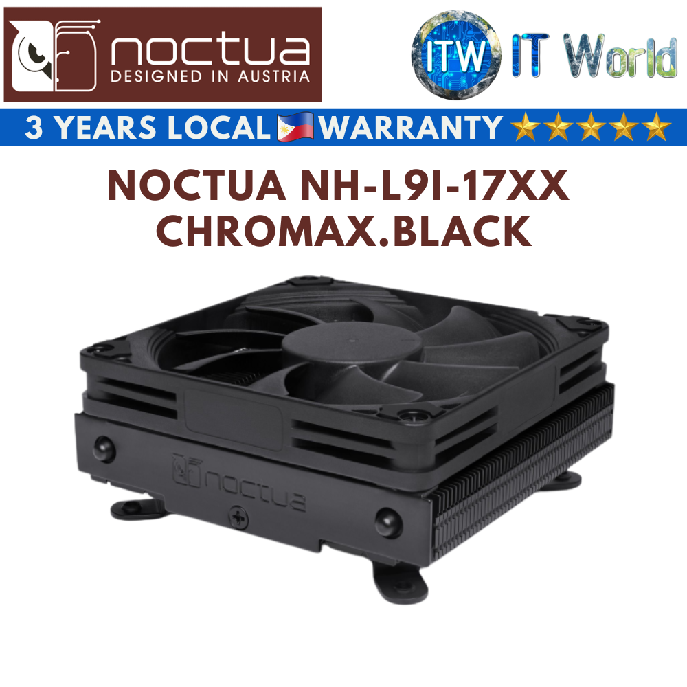 Noctua NH-L9i-17xx chromax.black L-Type Low-Profile CPU Cooler