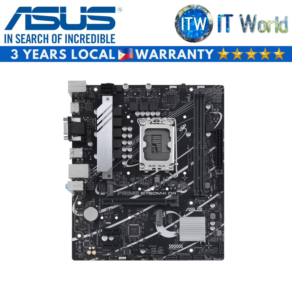 Asus Prime B760M-K micro-ATX LGA1700 DDR4 Motherboard