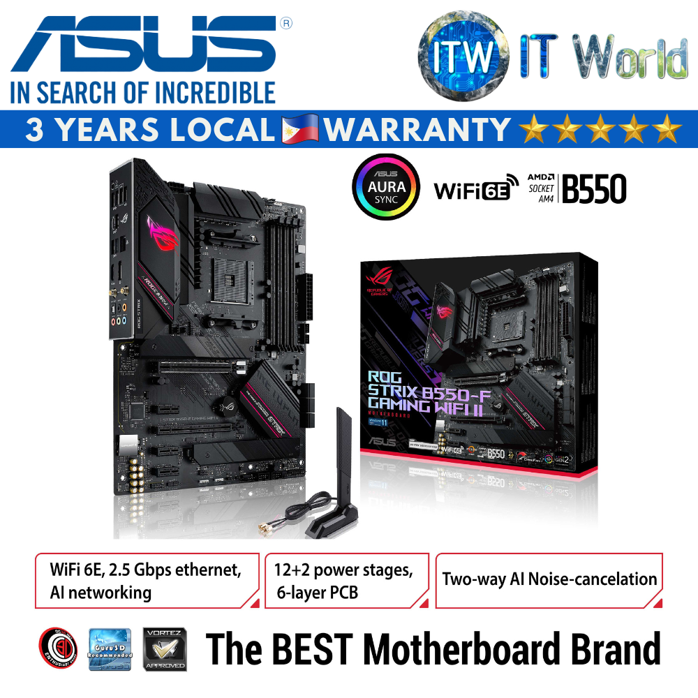 ASUSROG Strix B550-F Gaming Wifi II ATX AM4 DDR4 Motherboard