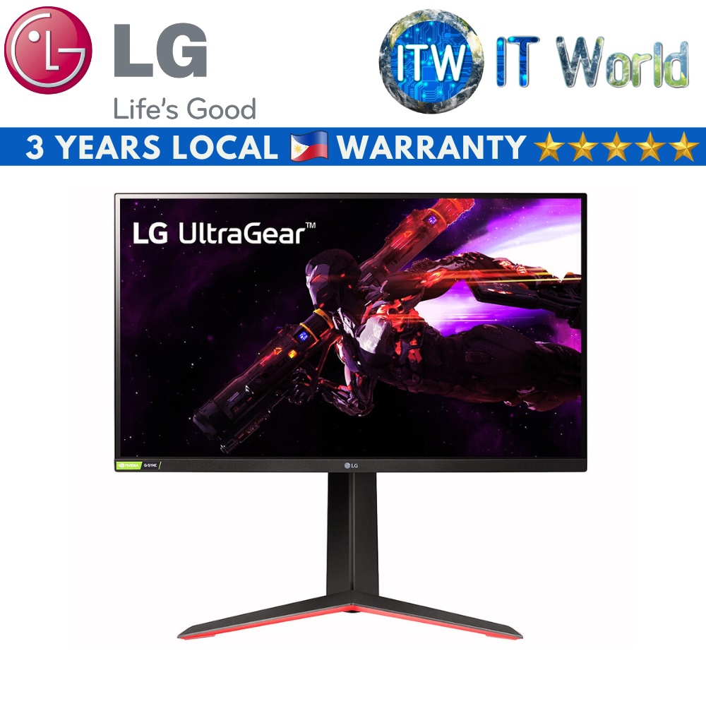 LG Ultragear 27GP850-B | 27&quot; (2560x1440 QHD) | 165 (OC 180Hz) | IPS | 1ms Gaming Monitor