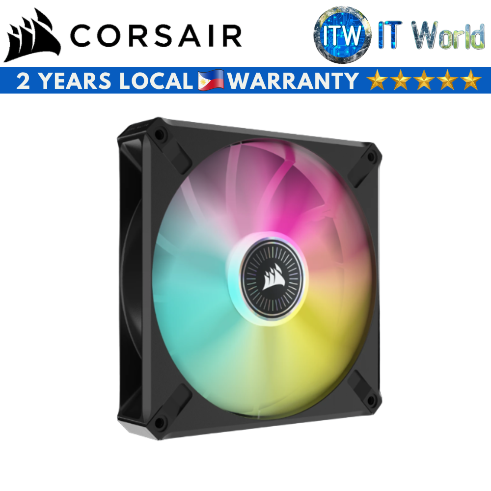 Corsair iCUE ML140 RGB ELITE Premium 140mm PWM Magnetic Levitation Fan — Single Pack (CS-CO-9050114-WW)