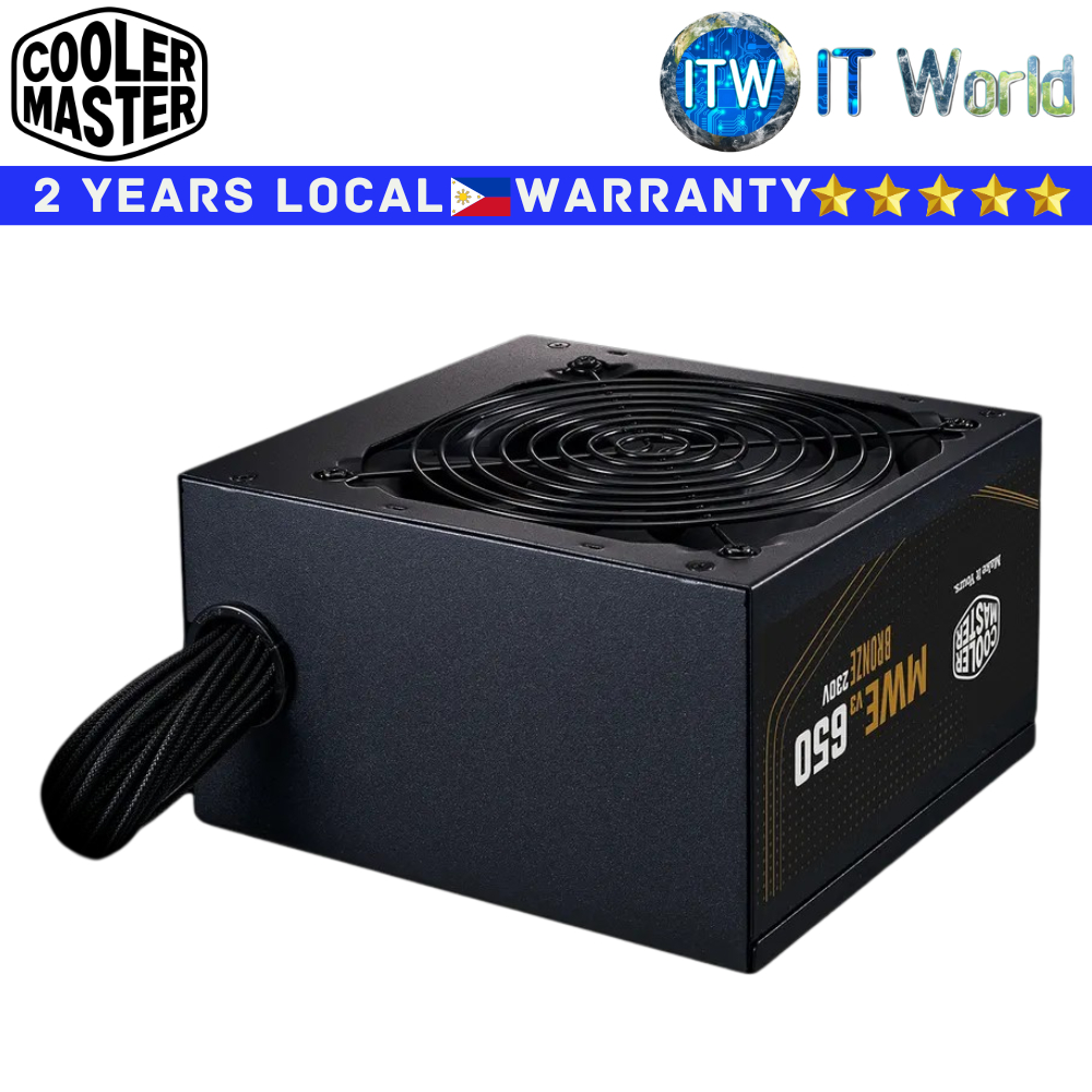 Cooler Master MWE Bronze 650W V3 230V ATX 3.1 Non-Modular Power Supply