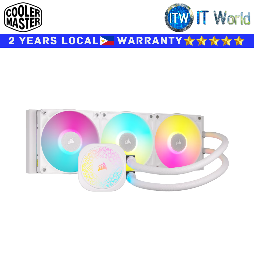 Corsair CPU Cooler Fan AIO Liquid iCUE LINK TITAN 360 RX White (CS-CW-9061021-WW)