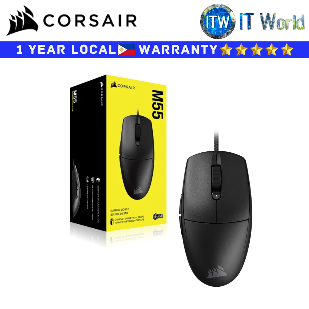 Corsair Gaming Mouse M55 Lightweight Wired (CS-CH-930F000-AP)
