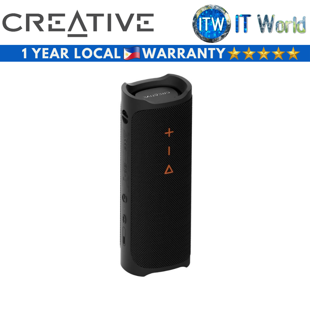 Creative Bluetooth Speaker Muvo Go Portable Waterproof 5.3 USB Cable Black (MF8405-BLACK)