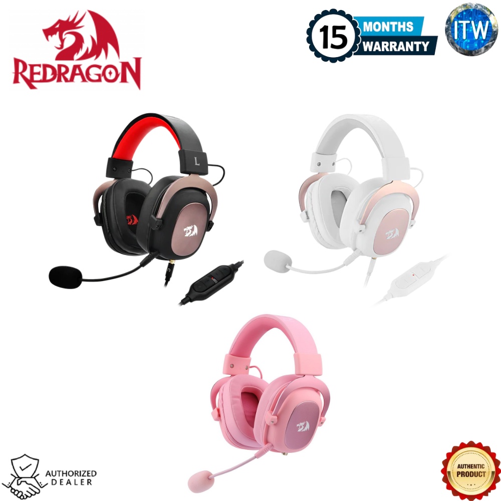 Redragon Zeus H510 - 7.1 Surround, 53MM Drivers, Detachable Microphone, Wired Gaming Headset