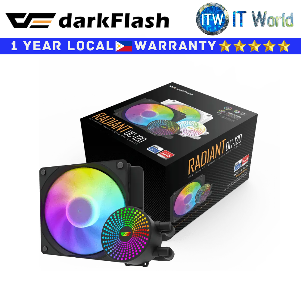 Darkflash Radiant DC-120 All-in-One Liquid CPU Cooler (Black)