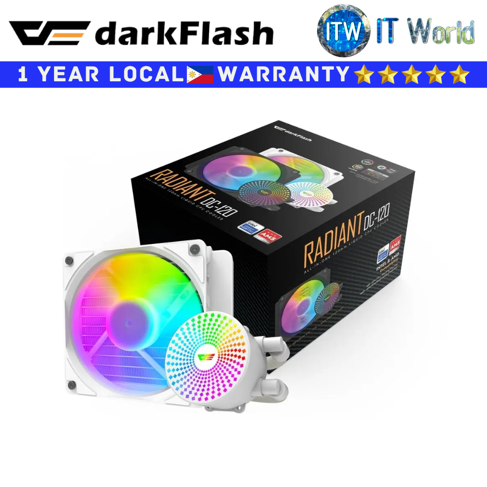 Darkflash Radiant DC-120 All-in-One Liquid CPU Cooler (White)
